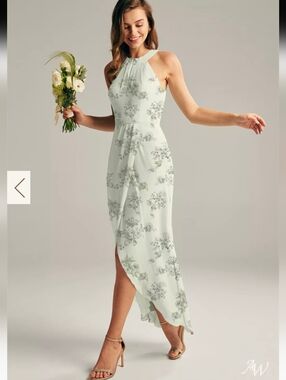 Aw Bridal Pistachio Green Penoy Dress